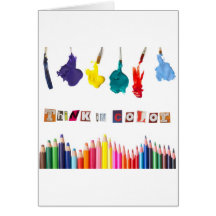 think in color cards