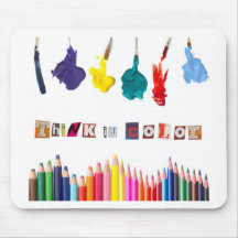 think in color mousepads