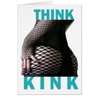 Think Kink - Fishnet and Corset Cards card