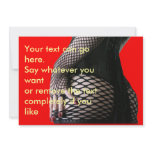 Think Kink - Fishnet and Corset Key Invitation