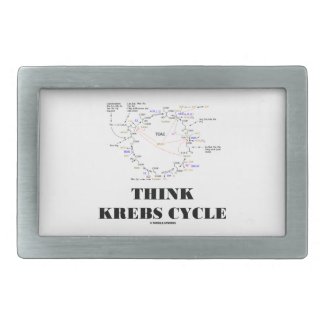 Think Krebs Cycle (Citric Acid Cycle - TCAC) Rectangular Belt Buckles