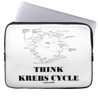 Think Krebs Cycle (Citric Acid Cycle - TCAC) Laptop Sleeve