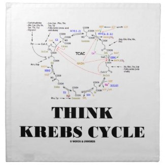 Think Krebs Cycle (Citric Acid Cycle - TCAC) Napkin