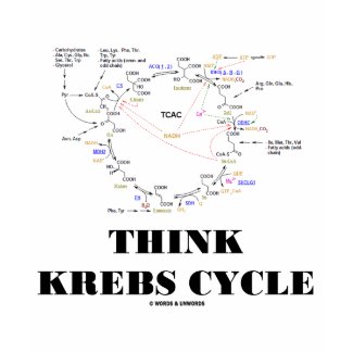 Think Krebs Cycle (Citric Acid Cycle - TCAC) shirt