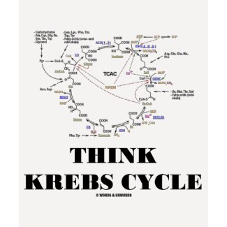 Think Krebs Cycle (Citric Acid Cycle - TCAC) shirt