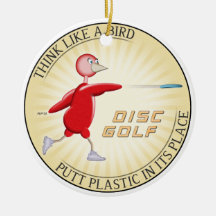 Think Like A Bird Christmas Tree Ornament