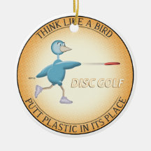 Think Like A Bird Ornament
