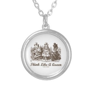 Think Like A Queen (Alice Red White Queen) Custom Necklace