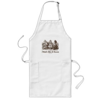 Think Like A Queen Alice White Queen Red Queen apron