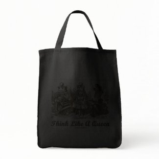 Think Like A Queen Alice White Queen Red Queen bag