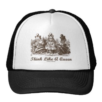Think Like A Queen Alice White Queen Red Queen Hat