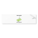 Think Linear Linear Least Squares (Statistics) Bumper Sticker