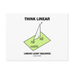 Think Linear Linear Least Squares (Statistics) Post Cards