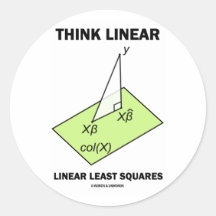 Think Linear Linear Least Squares (Statistics) Stickers