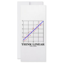 Think Linear (Linear Regression Statistics) Rack Cards