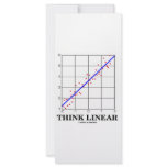 Think Linear (Linear Regression Statistics) Rack Cards