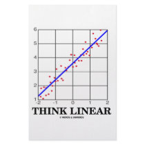 Think Linear (Linear Regression Statistics) stationery