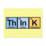 Think made of Elements Postcard
