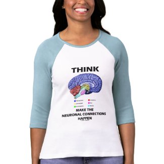 Think Make The Neuronal Connections Happen (Brain) shirt