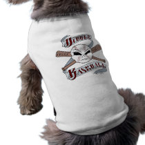 Think Nasty" Ball and Cross bats pet clothing
