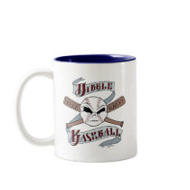 Think Nasty" Ball and Cross bats mugs