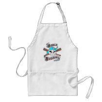 "Think Nasty" Stitch with Cross Bats aprons