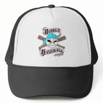 "Think Nasty" Stitch with Cross Bats Trucker Hat