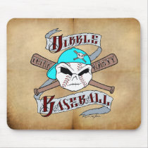 "Think Nasty" Stitch with Cross Bats mousepads