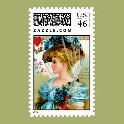 Think Of Me Stamp Zazzle_stamp Think Of Me Stamp Zazzle_stamp