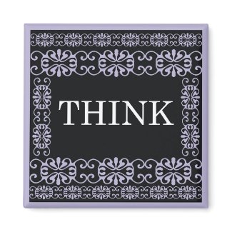 Think - One Word Quote For Motivation magnet