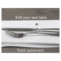 Think optimistic! flyers