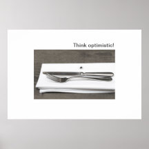 Think optimistic! poster