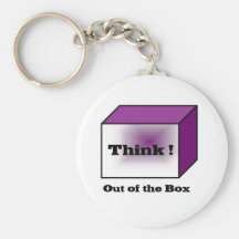 Think out of the Box Keychain