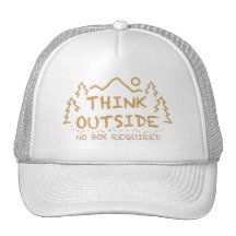 Think Outside, No Box Required Mesh Hats