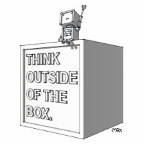 THINK OUTSIDE OF THE BOX Photo Sculpture photo sculptures