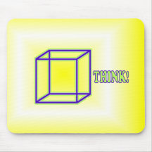 Think Outside the Box! Mouse Pad
