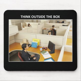 think-outside-the-box mousepad