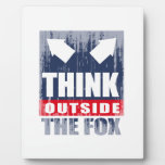Think outside the fox Faded.png Plaques