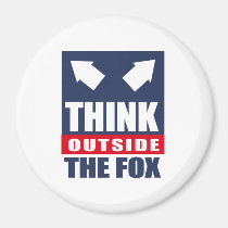 Think outside the fox magnets