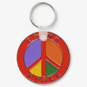 Think Peace keychains by makelovenotwar Think Peace keychains