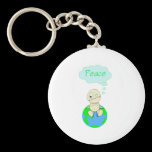 Think ... Peace keychains
