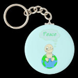 Think ... Peace keychains