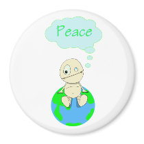 Think ... Peace magnets