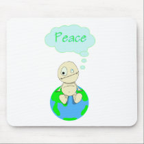 Think ... Peace mousepads by cimmerrian Think ... Peace mousepads