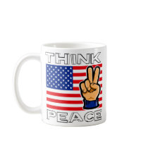 THINK PEACE MUG