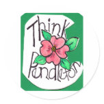 think pendleton round sticker