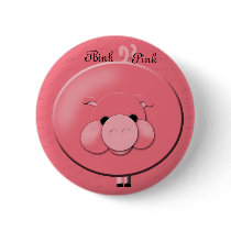 Think Pink Button by SuanSKatra Think Pink Button