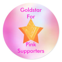Think Pink - Support Cancer Research stickers