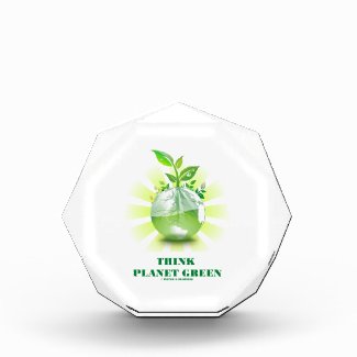 Think Planet Green (Green Leaves Planet Earth) Award