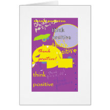 Think Positive Card